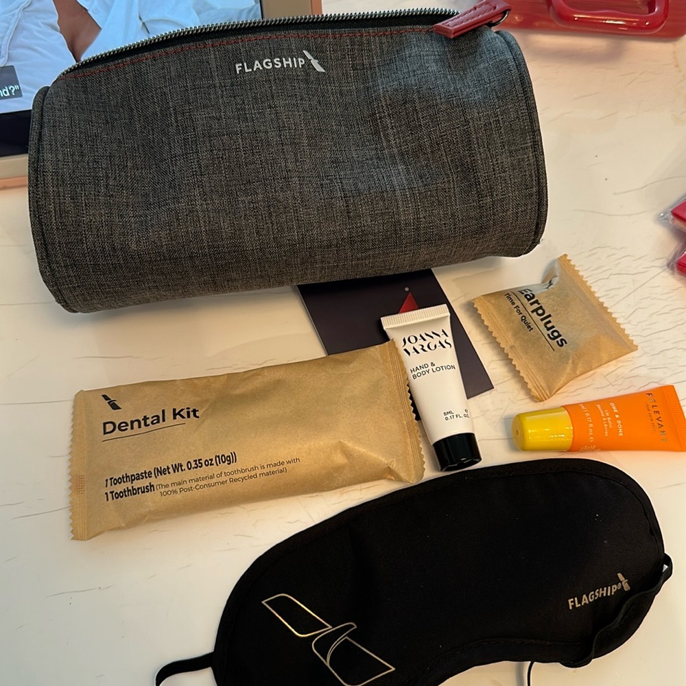 American Airlines Flagship Business Class Travel Toiletry Pouch